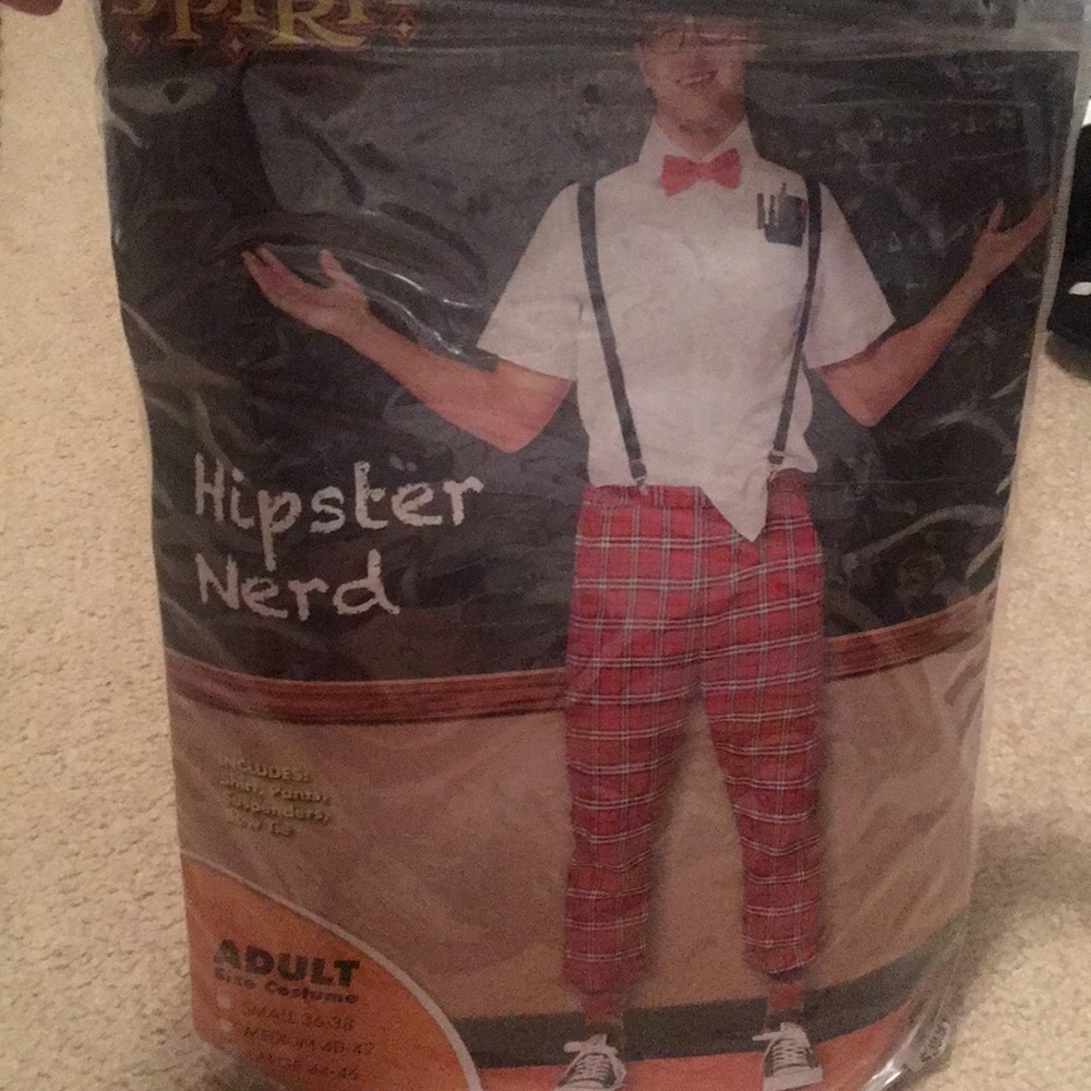 Men’s Hipster nerd size large